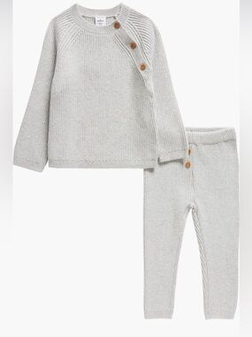 Nordstrom Rib Cotton Sweater & Leggings Set